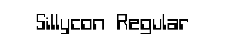 Sillycon Regular font preview