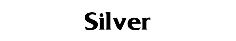 Silver font preview