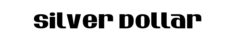 Silver Dollar font preview