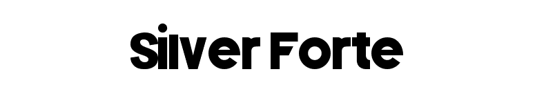 Silver Forte font preview