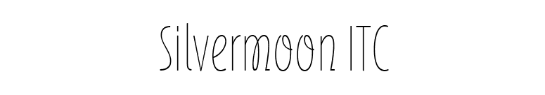 Silvermoon ITC font preview