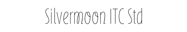 Silvermoon ITC Std font preview