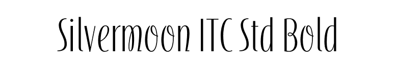 Silvermoon ITC Std Bold font preview