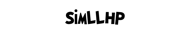 SimLLHP font preview