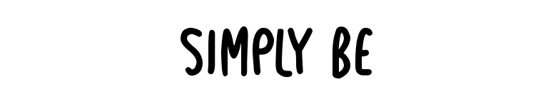 Simply Be
 font preview