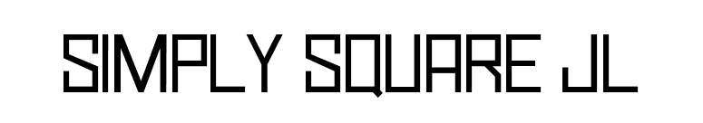Simply Square JL font preview
