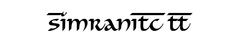 SimranITC TT font preview