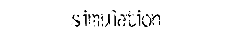 simulation font preview