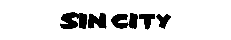Sin City font preview