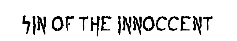 sin of the innoccent font preview