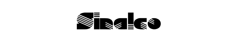 Sinalco font preview