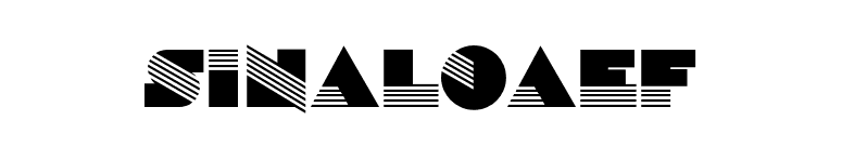 SinaloaEF font preview