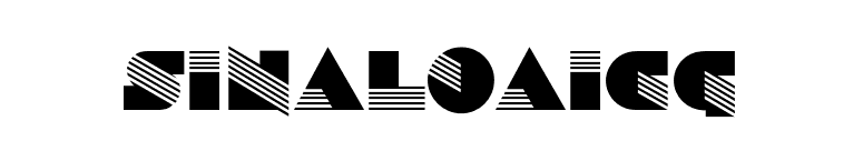 SinaloaICG font preview