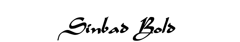 Sinbad Bold font preview