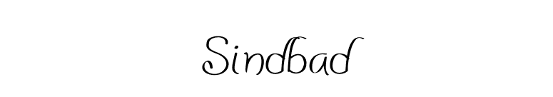 Sindbad font preview