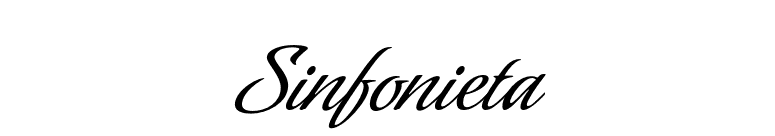 Sinfonieta font preview