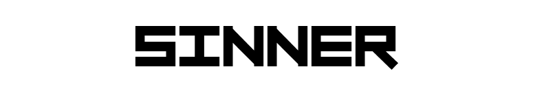 sinner font preview