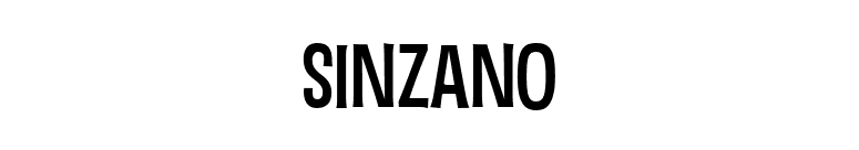 Sinzano font preview