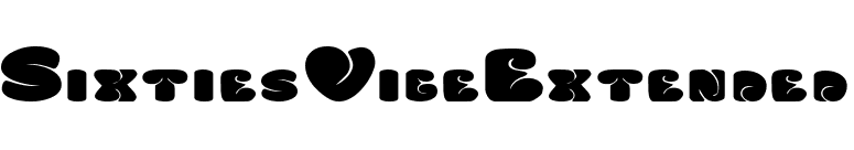 SixtiesVibeExtended font preview