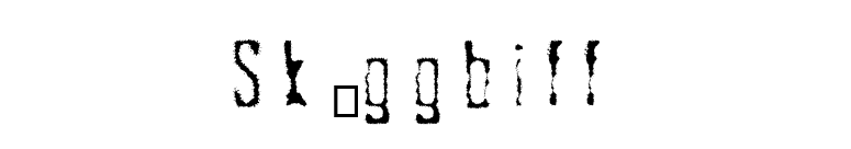 Sk�ggbiff font preview