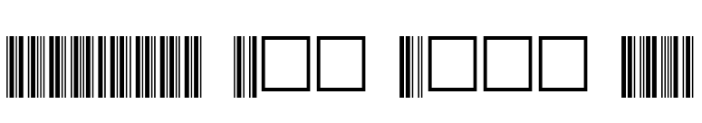 SKANDEMO Bar Code C39 font preview