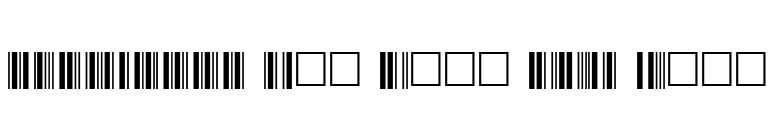 SKANDEMO Bar Code C39 Wide font preview