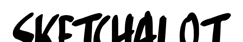 Sketchalot
 font preview