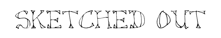 Sketched Out font preview