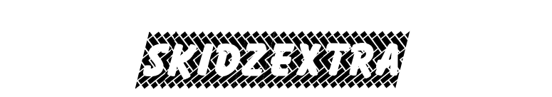 SkidzExtra font preview