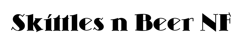 Skittles n Beer NF font preview