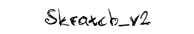 Skratch_v2 font preview