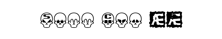Skull Capz (BRK) font preview