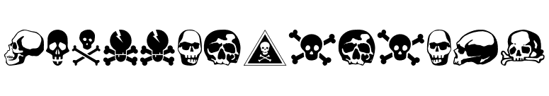 SkullBearerAOE font preview