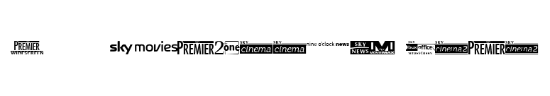 Sky 1998 Channel Logos font preview