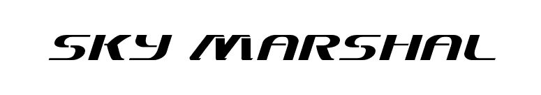 Sky Marshal font preview