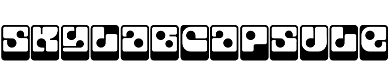 SkylabCapsule font preview