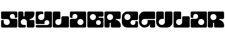 SkylabRegular font preview