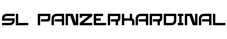 SL Panzerkardinal font preview