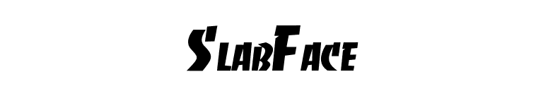 SlabFace font preview