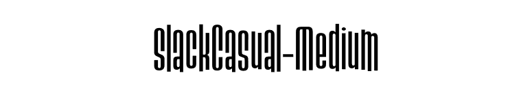 SlackCasual-Medium font preview