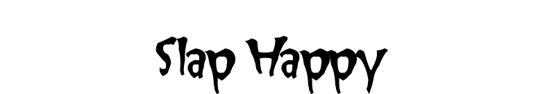 Slap Happy font preview