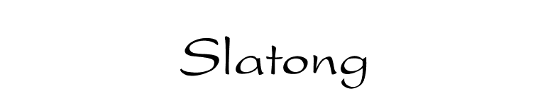 Slatong font preview
