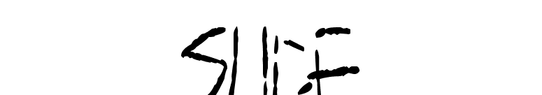 Slice
 font preview
