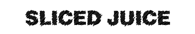 Sliced Juice font preview