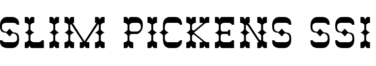 Slim Pickens SSi font preview
