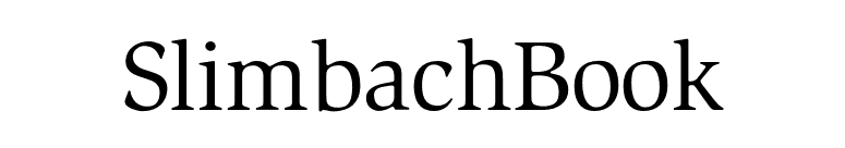 SlimbachBook font preview