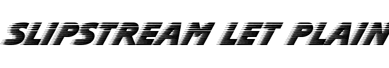 Slipstream LET Plain font preview