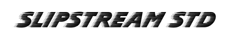 Slipstream Std font preview