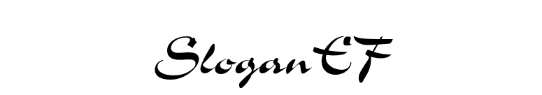 SloganEF font preview