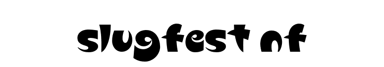 Slugfest NF font preview